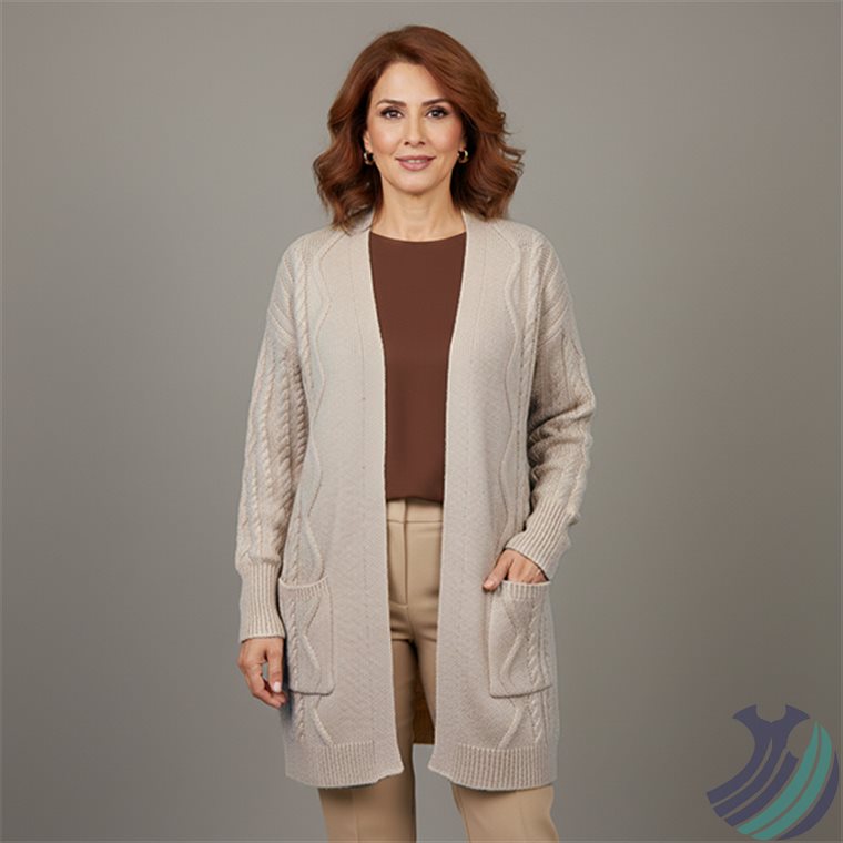کاردیگان (ژاکت بافت) پشمی