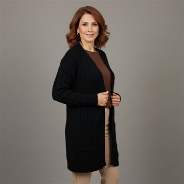 کاردیگان (ژاکت بافت) کش‌باف پشمی