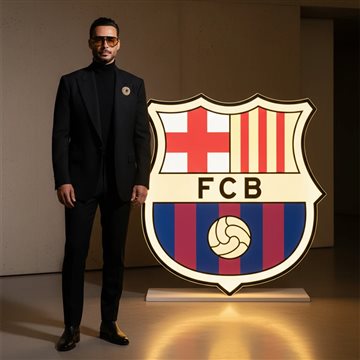 مایک امیری با بارسلونا همکاری کرد | همکاری برند Amiri با باشگاه فوتبال بارسلونا در طراحی لباس‌های رسمی
