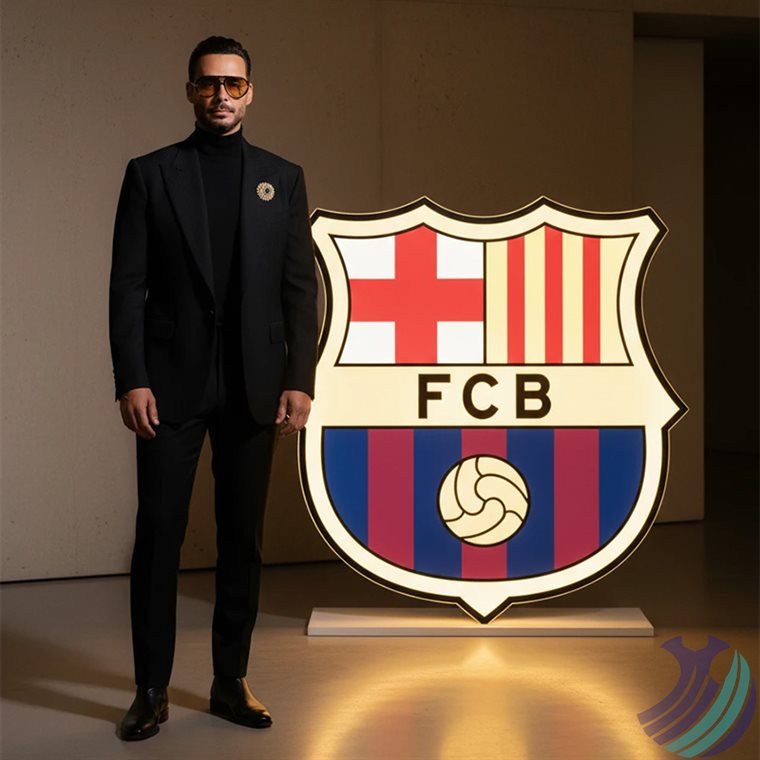 مایک امیری با بارسلونا همکاری کرد | همکاری برند Amiri با باشگاه فوتبال بارسلونا در طراحی لباس‌های رسمی
