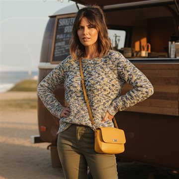 پلیور بافت یقه گرد