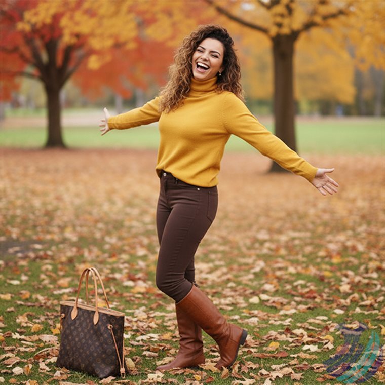 پلیور یقه اسکی جینا