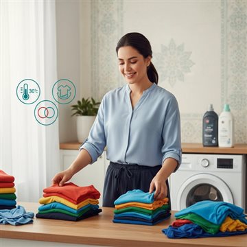 چطور لباس‌های رنگی را بشوییم تا رنگشان نرود؟