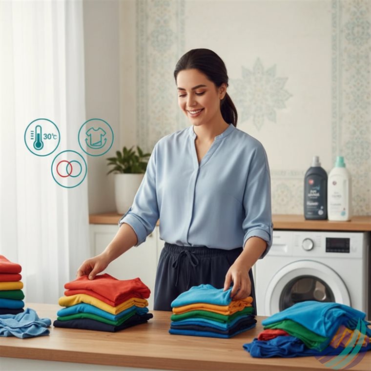 چطور لباس‌های رنگی را بشوییم تا رنگشان نرود؟