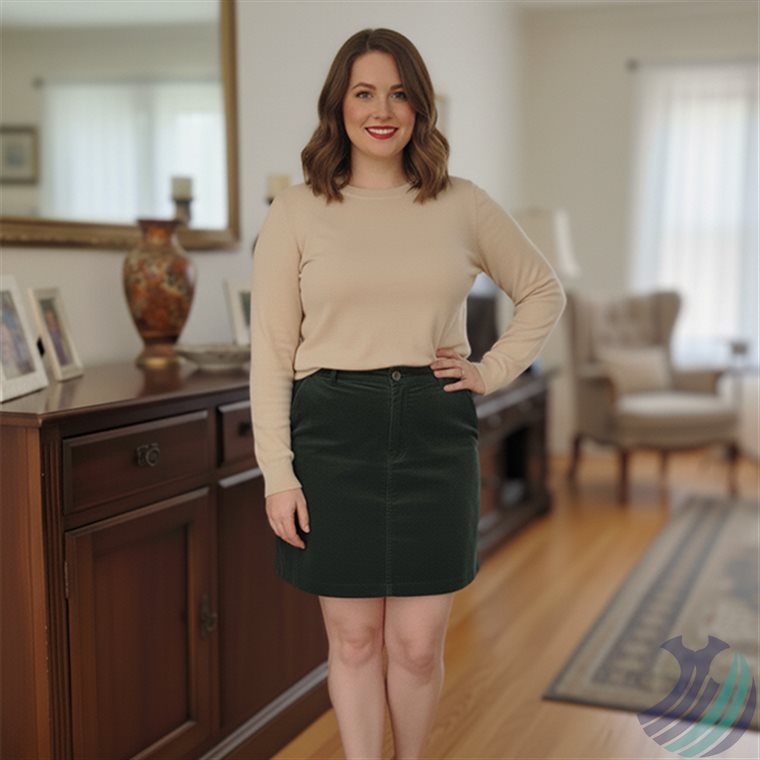 دامن کوتاه مخمل