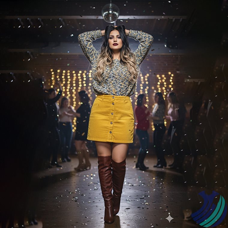 دامن کوتاه مخمل